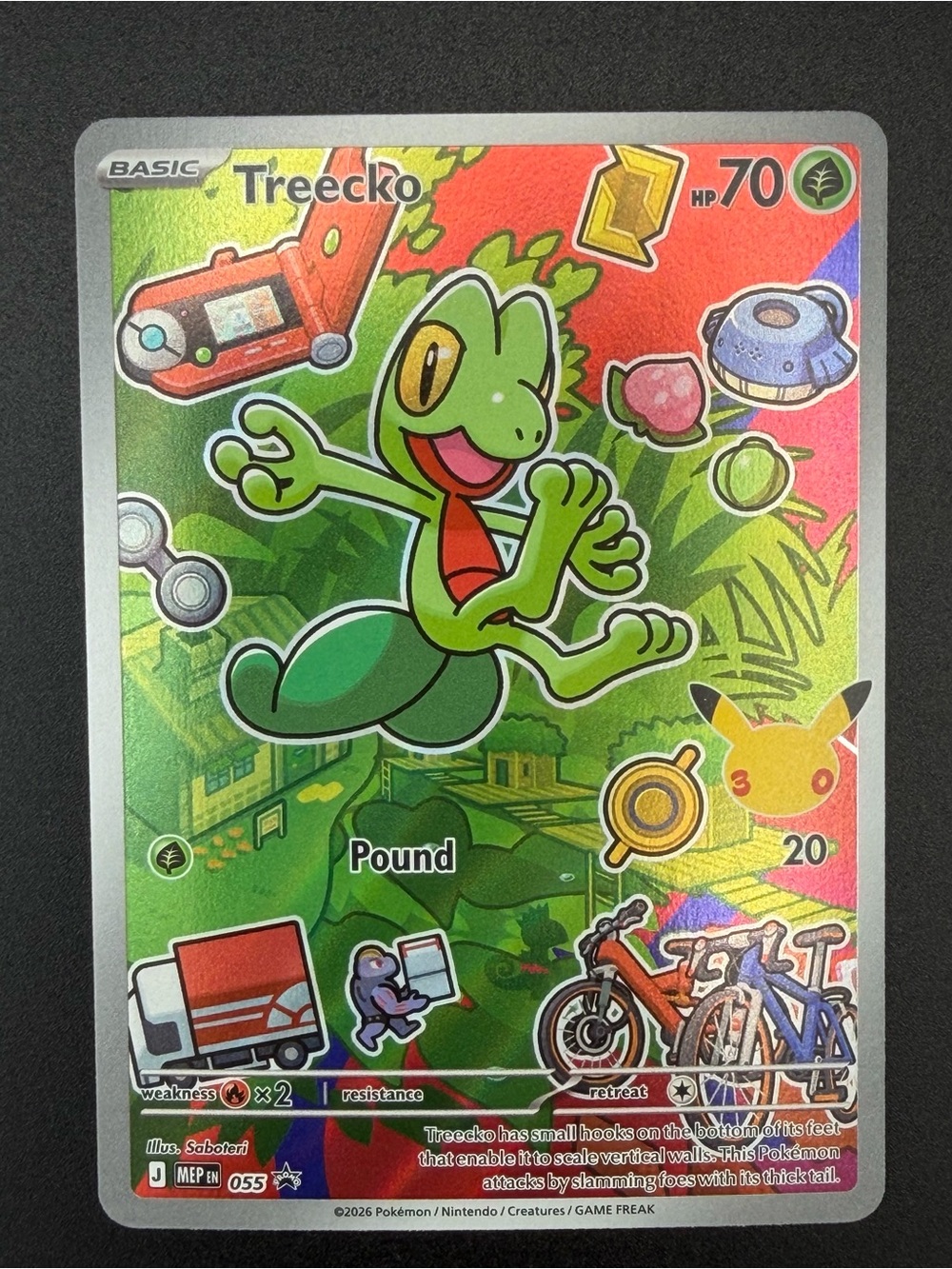 Pokémon TCG Treecko 055 First Partner Collection Series 3 30th Celebration